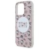 Hello Kitty HKHMP16LHAOPP iPhone 16 Pro6,3 różowy/pink hardcase IML All Over Paris Magsafe